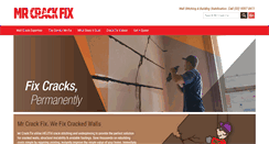 Desktop Screenshot of mrcrackfix.com.au